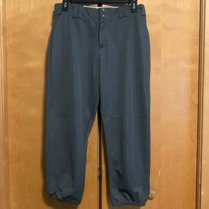 Dark gray softball pants